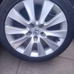 18" OEM Honda Accord Wheels And Tires