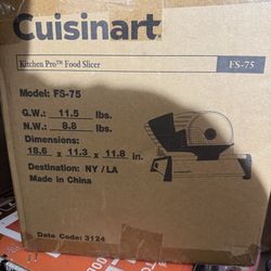 Cuisinart kitchen pro food slicer