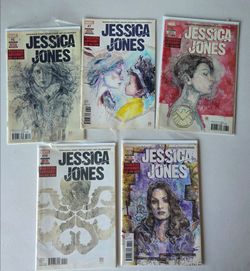Marvel Jessica Jones Comic Book Lot (5 Issues)