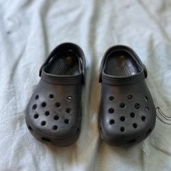 Black Toddler Crocs 