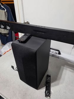LG sound bar 300 wats work perfect