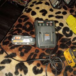 Ridgid Charger And Battery