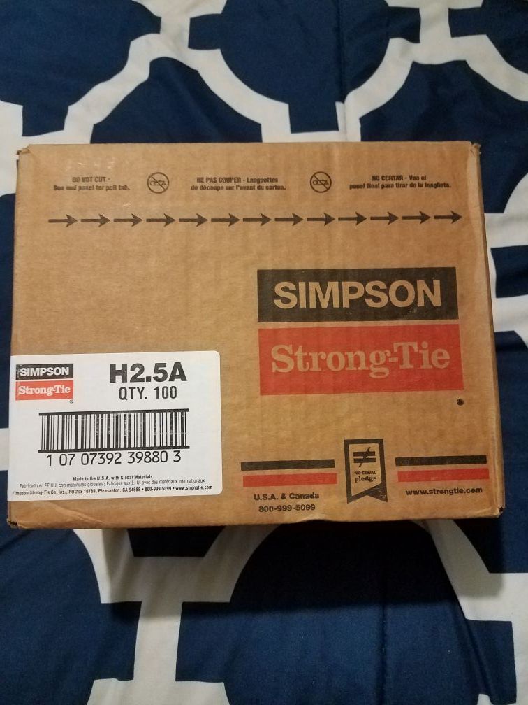 Simpson strong-tie h2.5a