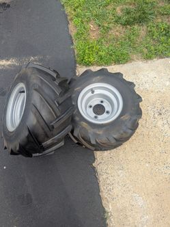 Two brand new tires for a small machine. $100 or best offer