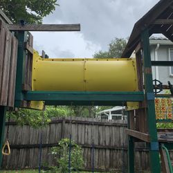 Yellow Tube For Playground