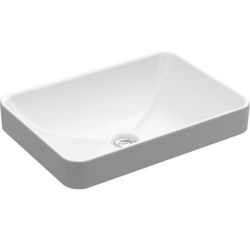KOHLER 5373-0 Vox Rectangle Vessel Bathroom Sink, Vitreous China¬†, 22-5/8" W X 16-1/8"L, White
