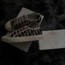 Black And white dior women sneakers