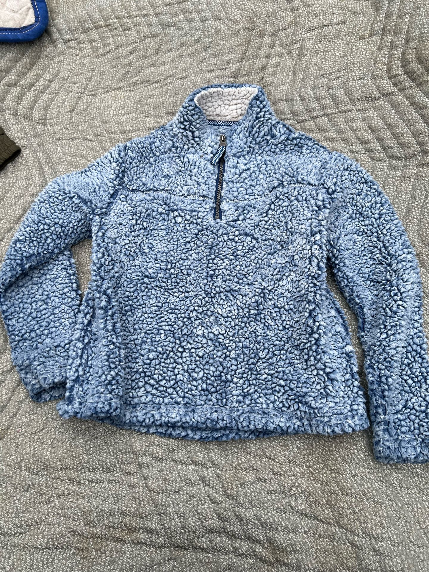 Original Weatherproof Vintage Children’s Sherpa Faux Fur Pull-Over Jacket - Size 10/12