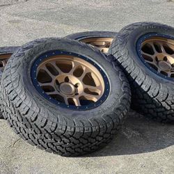 New 17 inch AGP wheels rims A/T Tires Toyota Tacoma 4Runner FJ GX