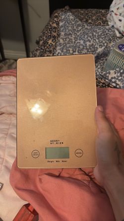 Short Stories Digital Kitchen Scale Rose Gold