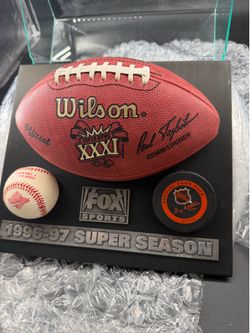 1996-97 FOX Sports Super Season NFL Football MLB World Series Cup Collection