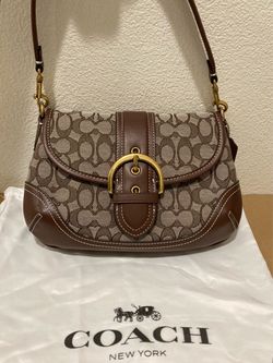 Coach Signature Crossbody Saddle Bag