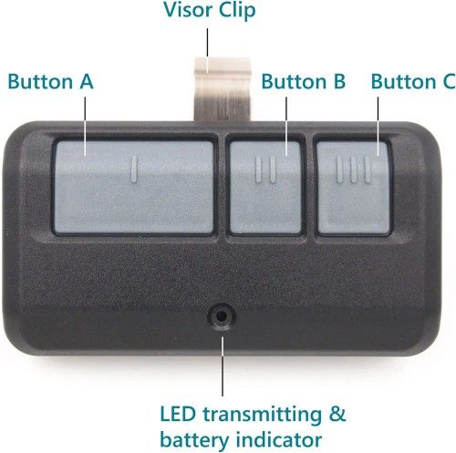 2 for Chamberlain Liftmaster Craftsman Garage Door Opener Remote 893LM Learn