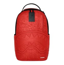 SPRAYGROUND JAMES FIRST CLASS RED BACKPACK (New)