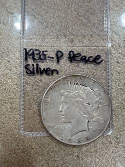 1935-P Peace Silver Dollar Coin