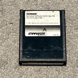 FACEMAKER - 1983 Commodore 64 Spinnaker Computer Video Game Cartridge Only