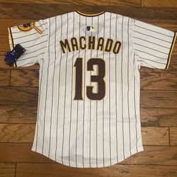 Machado White Padres Jersey