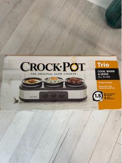 Three in one crock pot