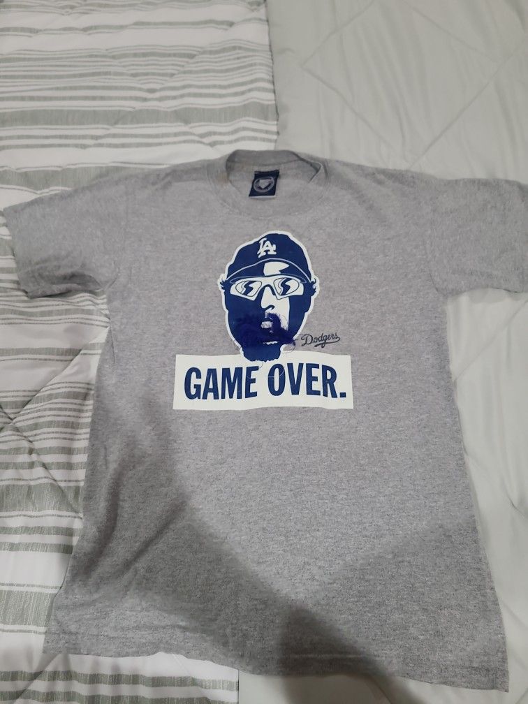 Eric Gagne Game Over Los Angeles Dodgers Stadium Gear T-Shirt Adult Size Small