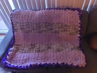 Handmade hand knit blankets