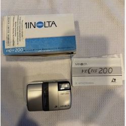 Minolta Vectis 200 APS Point & Shoot Film Camera