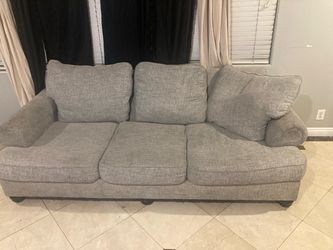 Sofa and love seat.
