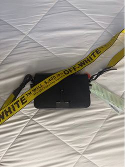 Off white cross body bag
