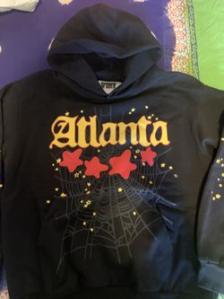 Black Atlanta sp5der Hoodie ( WITH VISUAL)
