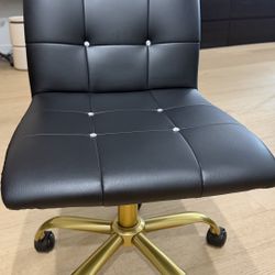 Black And Gold Chair