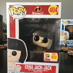 Edna jack jack Funko pop 2018 Comic con Exclusive