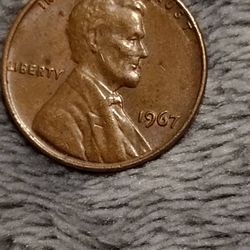 1967 Abraham Lincoln Penny 