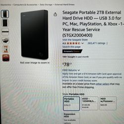 Seagate External Hard Drive
