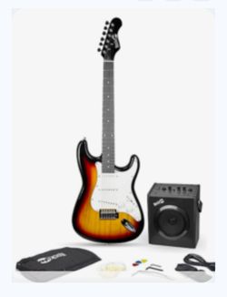 Electric Guitar and amp with accessories