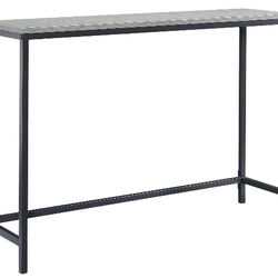 Faux Concrete Sofa Table