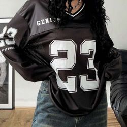 Black Long Sleeve Jersey - Size L
