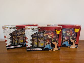 Pokémon Celebrations Lance’s Charizard V Boxes – Evolving Skies – Sealed