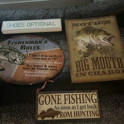 Hunting, Fishing, Outdoor, Camping, Decor, Pictures 