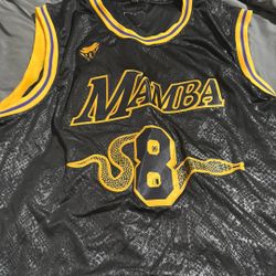 Kobe 8/24 Black Mamba Custom Jersey 3XL