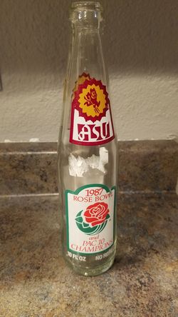 Vintage ASU 1987 Rose Bowl bottle