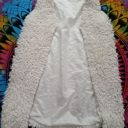 Forever 21 faux Sheep Fur Vest
