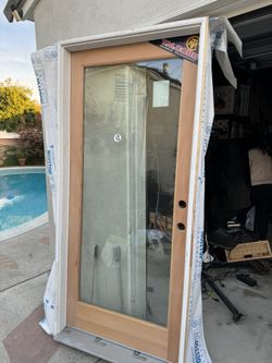 36”x80” TM Cobb PreHung Double Pane Glass Douglas Fir