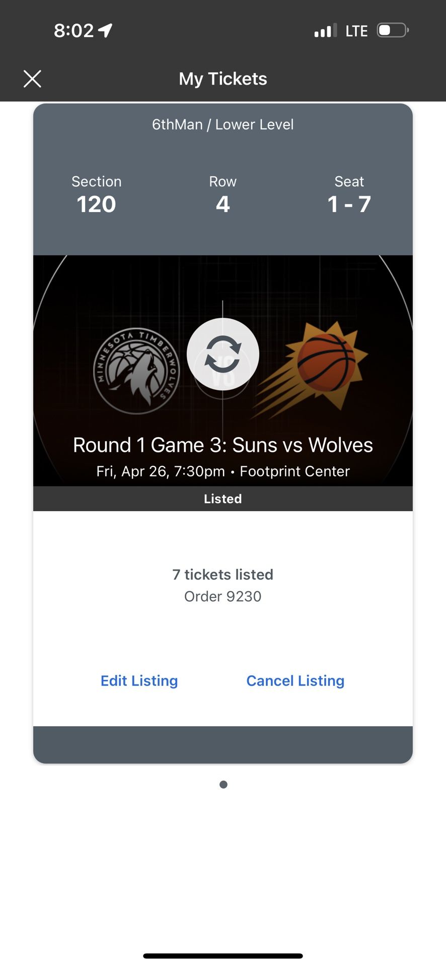 Game 3 Sun Vs Wolves NBA