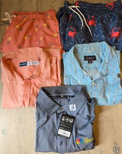 or  BEST OFFER! Men’s Summer Clothing Bundle - Size XL - Old Navy, FootJoy, Wallin & Bros , Arizona