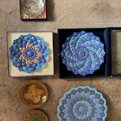    Vintage Persian hand painted plate each $50