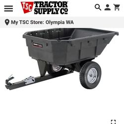 Lawn Mower Or Quad Utility Dump Bed