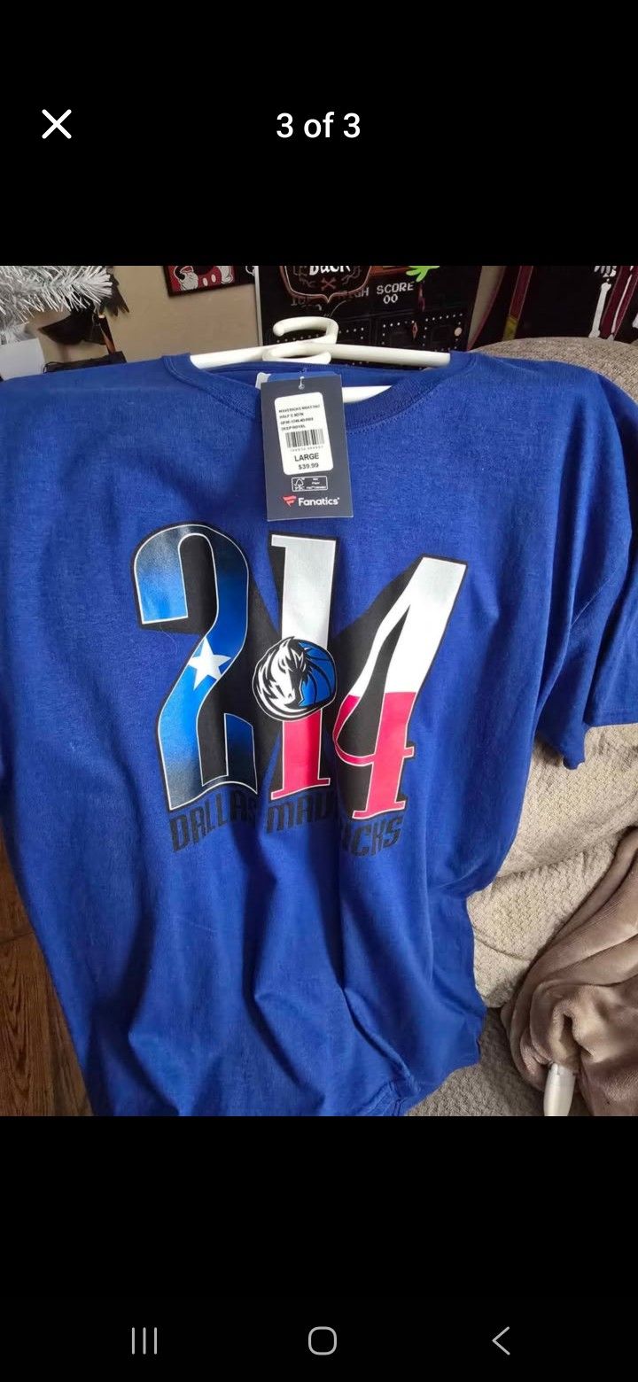 Dallas 214 Shirt Large Size New With Tags