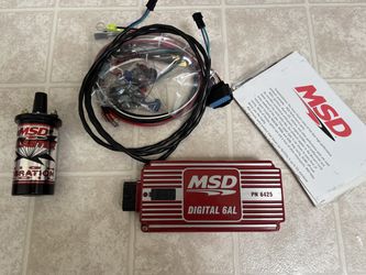 MSD 6425 6AL Digital Ignition Control Box, and Part #8222 Blaster High Vibration Ignition Coil