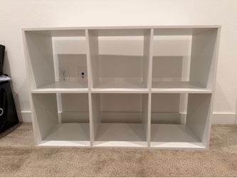 White Square Storage Cubes (stackable)