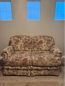 Floral pattern couch