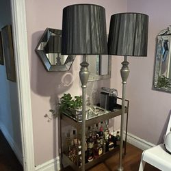 2 Floor Lamps - excellent condition 
